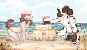 Sand castle by Elronya