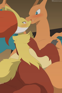 Charizard & Delphox by WinickLim