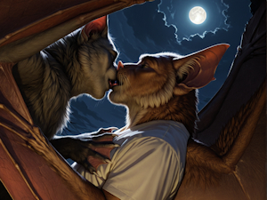 AI / Dont fear the night - you are not alone by lutra1975