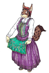 Mam fartuszek haftowany~ by coyotek