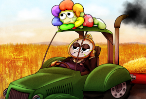 [Fanart] Wheat farm by MadgyThumtas