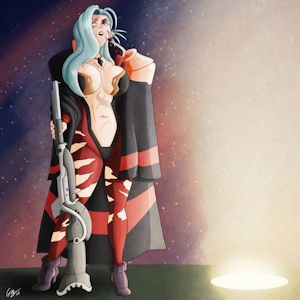 Queen of the Space Pirates by Gregthelion