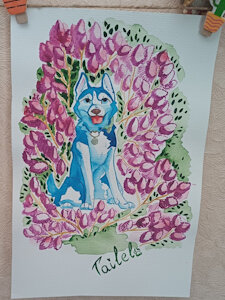 Among the Lilacs by Tailel