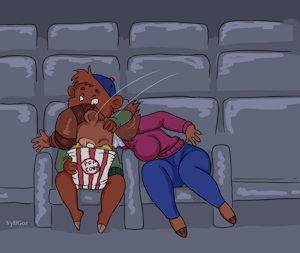 Eat popcorn! by VylfGor