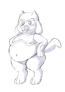 Riolu Sketch by Maxicoon
