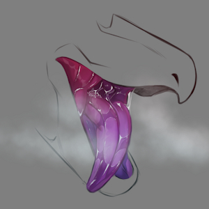 drooling mouth by Plateous