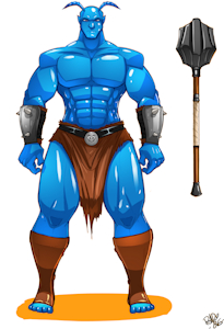 Den Formicinae, blue crusher by antcow