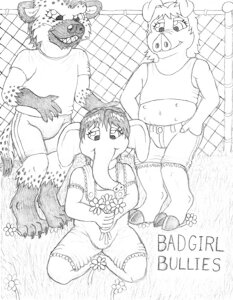 Bad Girl Bullies Page 1 by MathiasBlack