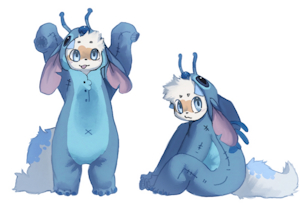 Stitch Cupcake by Moistmolasses