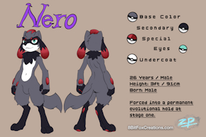 Nero Character Sheet (Commission) by zephyrpanthur