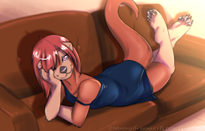 stinky plum wake up by PlumVaguelette