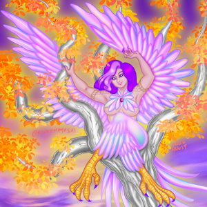Opal Harpy by riverhayashi