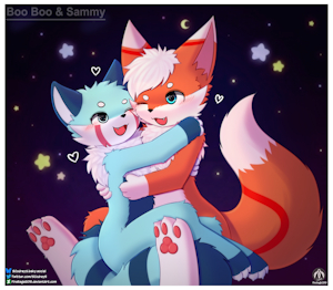 Boo boo and Sammy - [Fuve 2026] [Art gift] by FireEagle2015