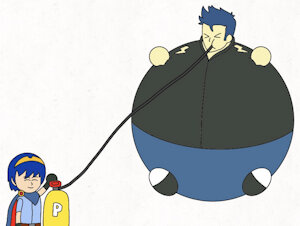Marth inflates Flash Centry by QuazoHori