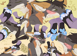 Lovely Paws | YCH Commission by RinChi