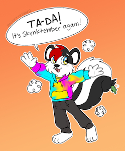 Skunk Beamed... Again! by rocketterrier