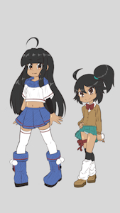 Andrea and Lucia Warmup by IgnitedYam