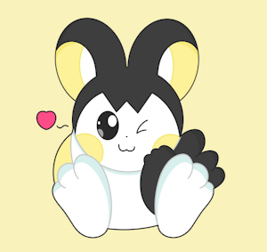 Emolga Paw Tease (Pokemon) by YarnFeathers