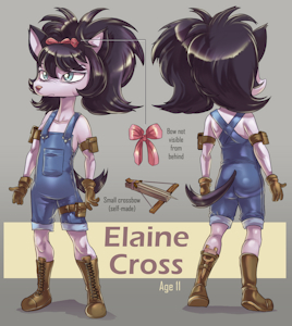 Elaine Cross by BlazeFox2