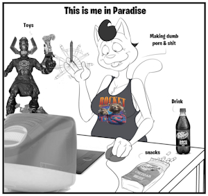 This is me in Paradise meme by Kanada