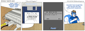 Wolf Bits 001: Flaccid Floppies by 4x4pup