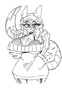Cynthia the dragon by Thomaswriter2