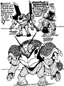 Fighting-Monsters full roster by KainswordShadowkan