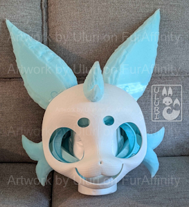 WIP: Kindling Fursuit Head by Uluri
