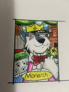 Monarch of the back yard by Loupy