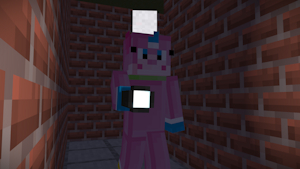 Unikitty going on the Slender Man hunting by PinkWolf01