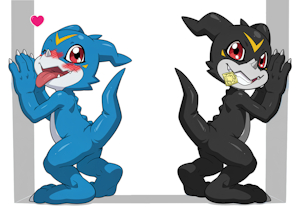Hot Veemons by HelioX