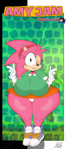 Classic Amy Doodle by JamesHedgehog
