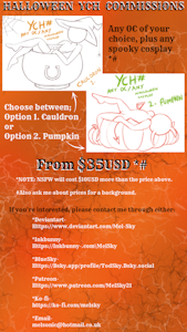 Halloween YCH# Commissions Price List by MelSky