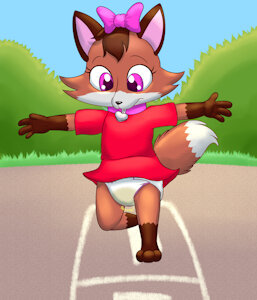 Hopscotch Accident -By ConejoBlanco- by DanielMania123