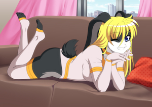 Ruby lounging by Folk-Dude-Philip by UnusualUnity