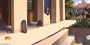 [BG] Schoolyard by MachineWithSoul