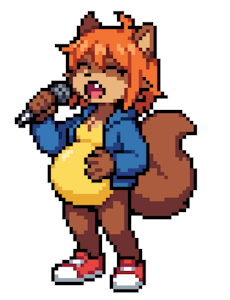 Some of my pixel art :3 by rabbitpregs