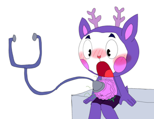 Mime tummy listens by LyteAndronic
