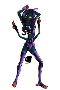 Nonbinary Latex Seraph by Drawinit4u