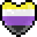Non-Binary Pride Heart by zoofox