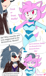 Commission: Rosie's Halloween Costume by MelSky