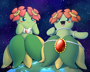 Two Bellossoms on earth.... Literally! by boolerex