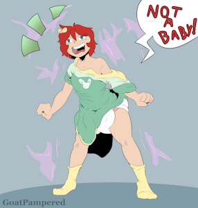 [YCH] Not a Baby - 2 by GoatPampered