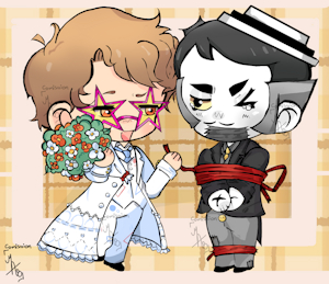 Till Rope Do Us Part 💍 (chibi com) by Mandarino