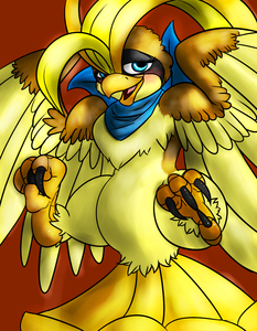 Breeze and Pidgeot by ZephyrOwl