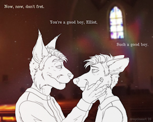 Father Prescott and Elliot 2 by Droptine