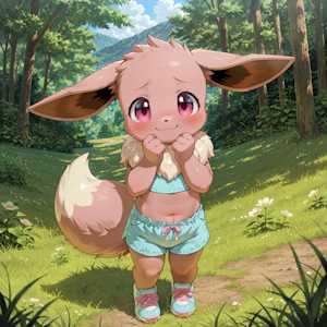 Pink Eevee Girl 💖 by NekaDream