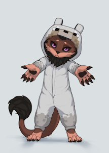 Wolf onesie by Wolfarion
