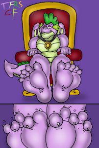 Adult Spike Beckons by TheRedSkunk