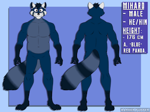 [COMMISSION] Miharo Panda Reference Sheet by BarkerPupper